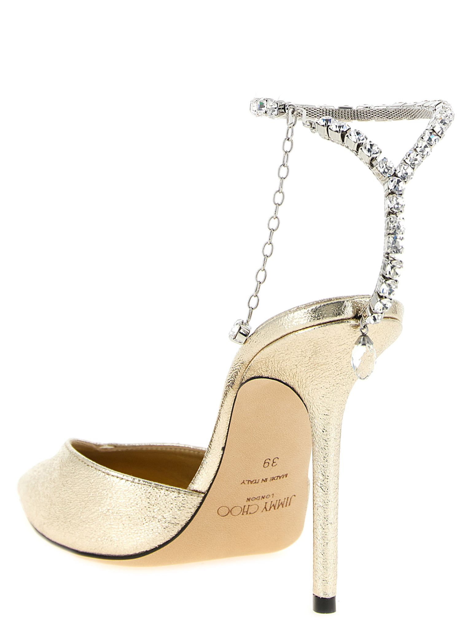 [Jimmy Choo] Pumps FW26 SAEDA100DQMPLATINUMCRYSTAL