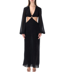 [OSEREE] Long sleeve dress SS26 LCS261BLACK