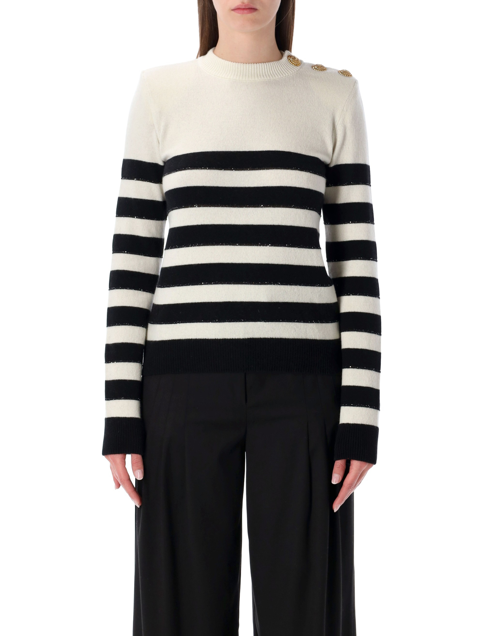 [Balmain] Knitwear SS26 GF1KD005KJ60GAU