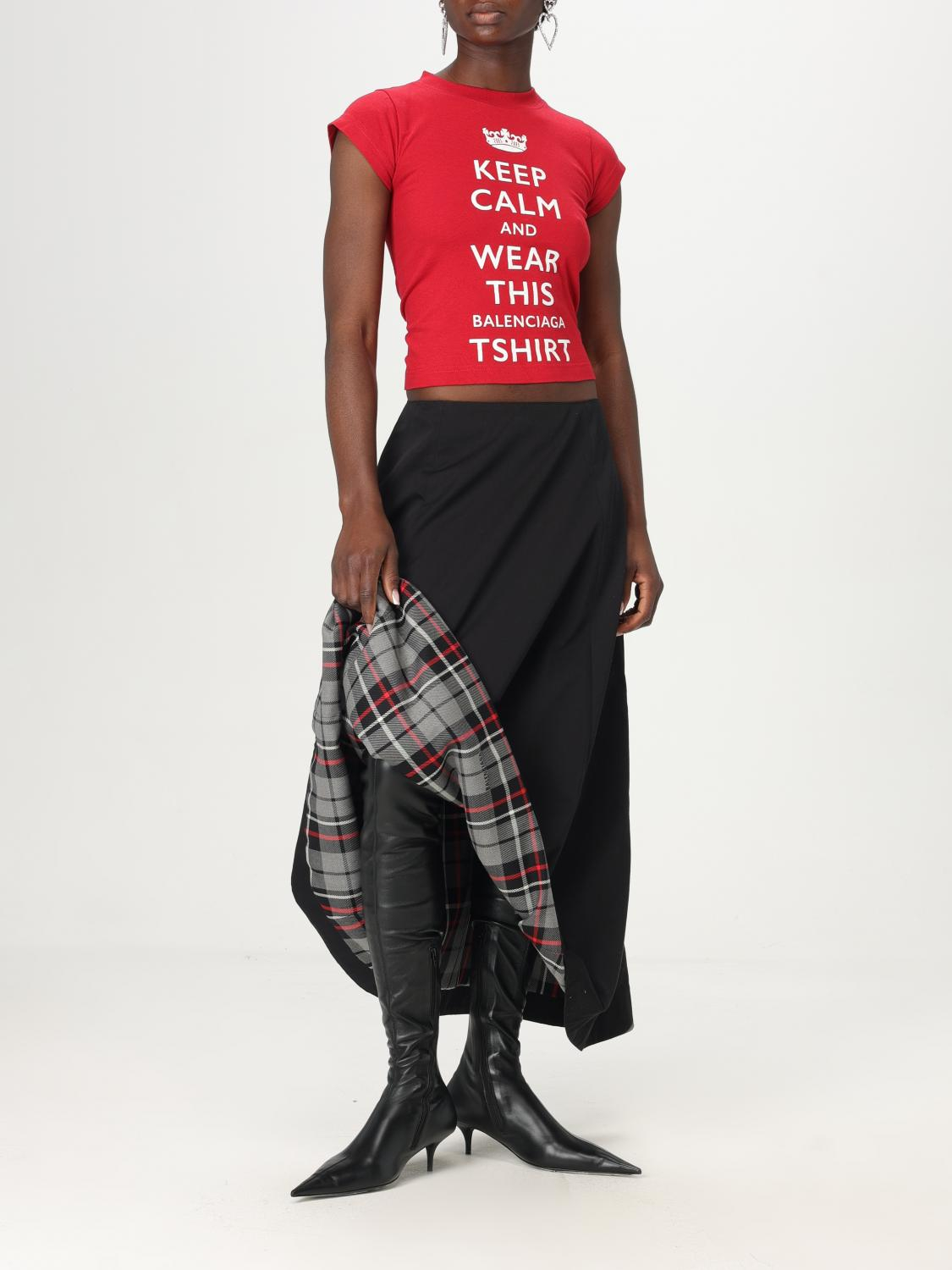 [Balenciaga] Midi skirt FW25 814357TBP01 1000