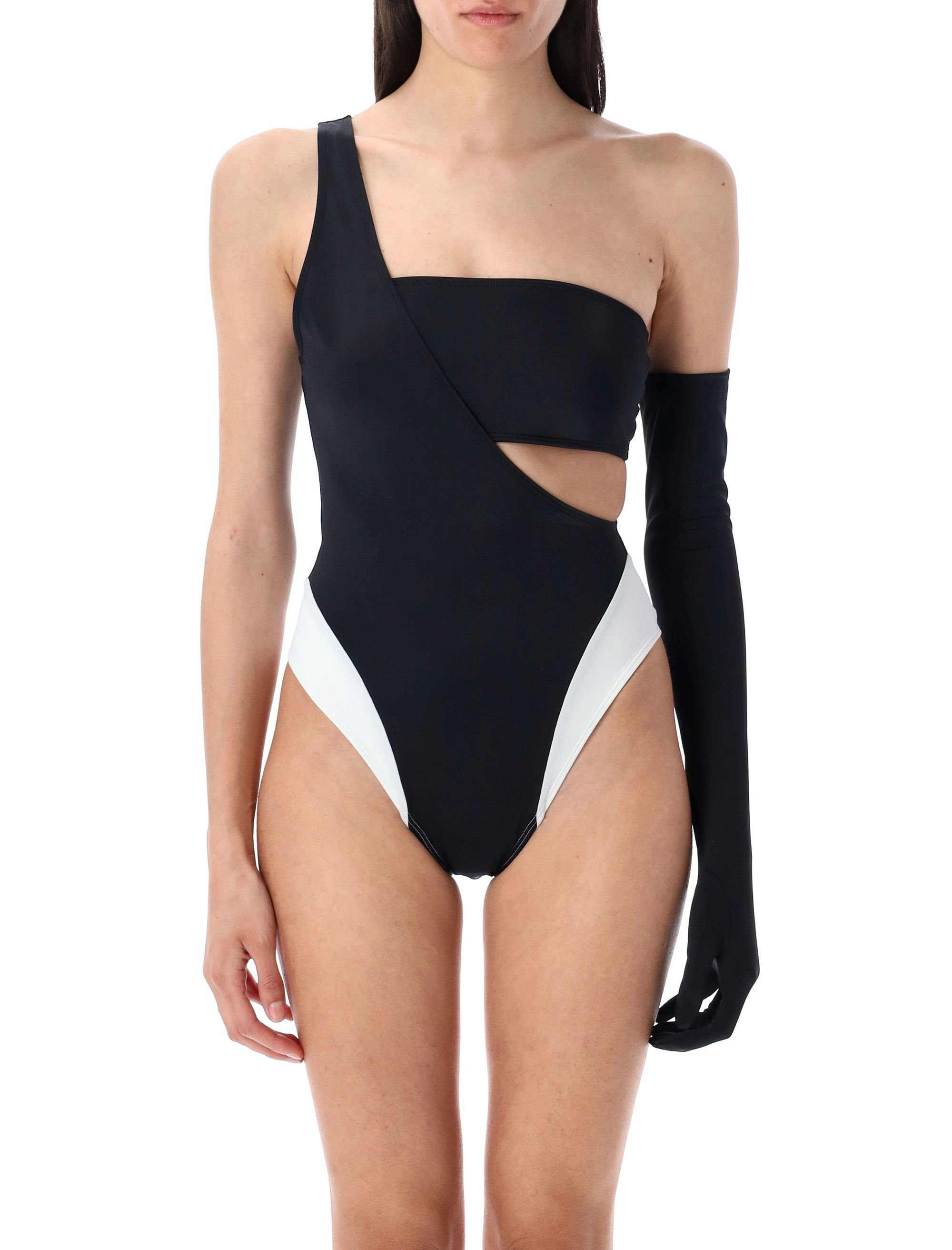 [LET'S SWIM] Monokini SS26 LSW006SSBLACK WHIT