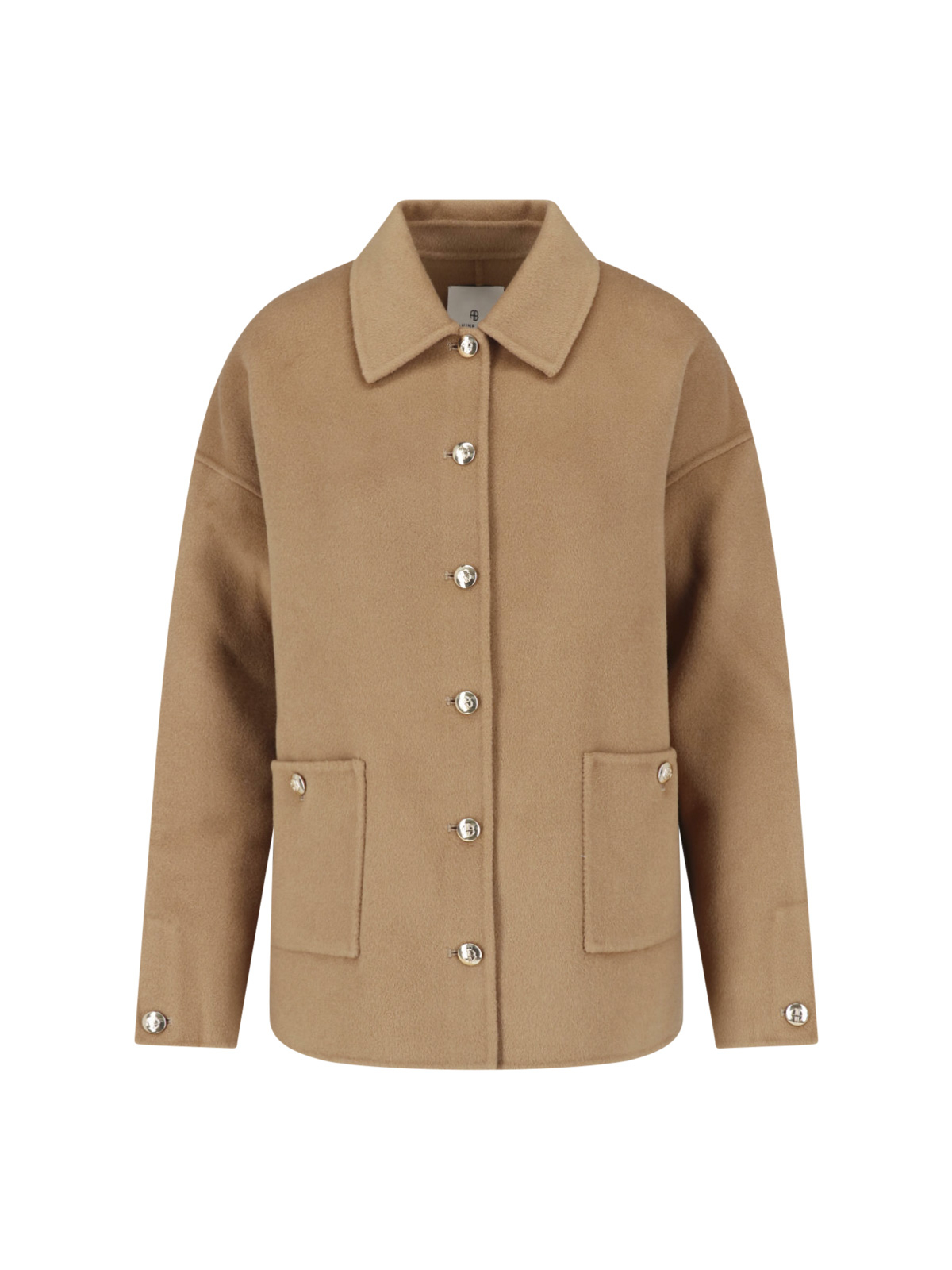 [Anine Bing] Casual Jacket FW26 A 01 10120 BWN17CAMEL CASHMERE BLEND