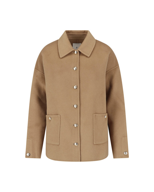 [Anine Bing] Casual Jacket FW26 A 01 10120 BWN17CAMEL CASHMERE BLEND