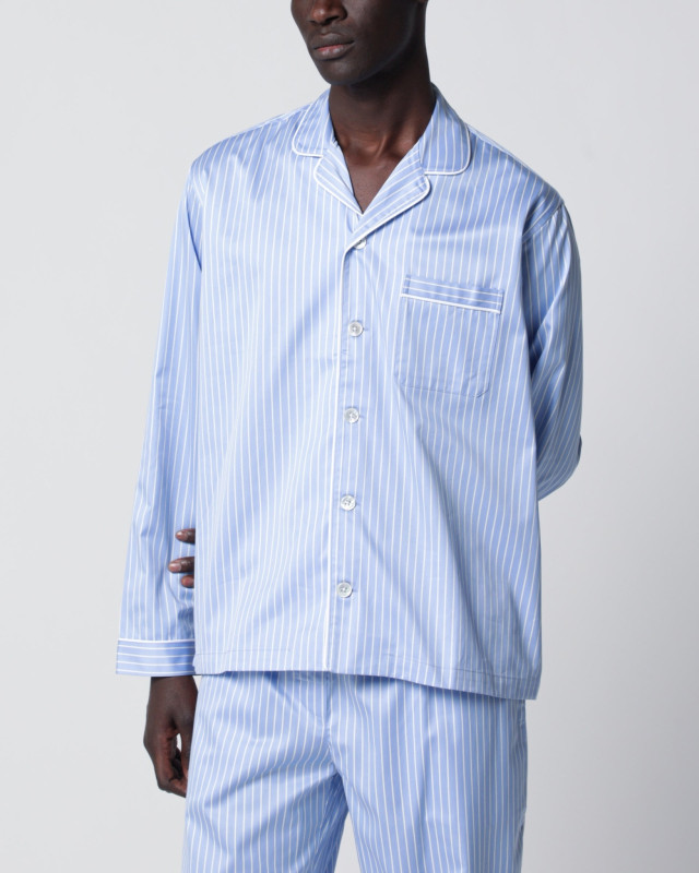 [Tekla] Sleepwear SS26 ST-SHIRT-LS-407CO