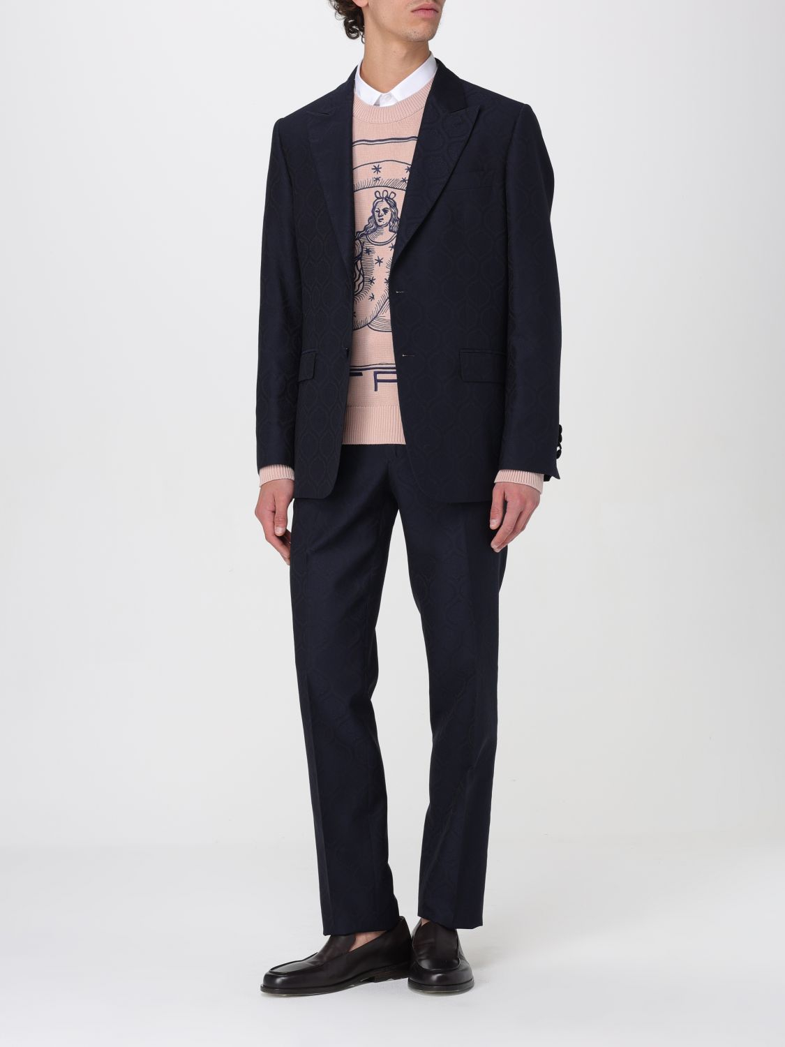 [Etro] Knitwear FW25 MRKF0003AC233 F1218