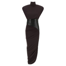 [THE ANDAMANE] Sleeveless dress FW26 T200121ATJV053ROUGENOIR