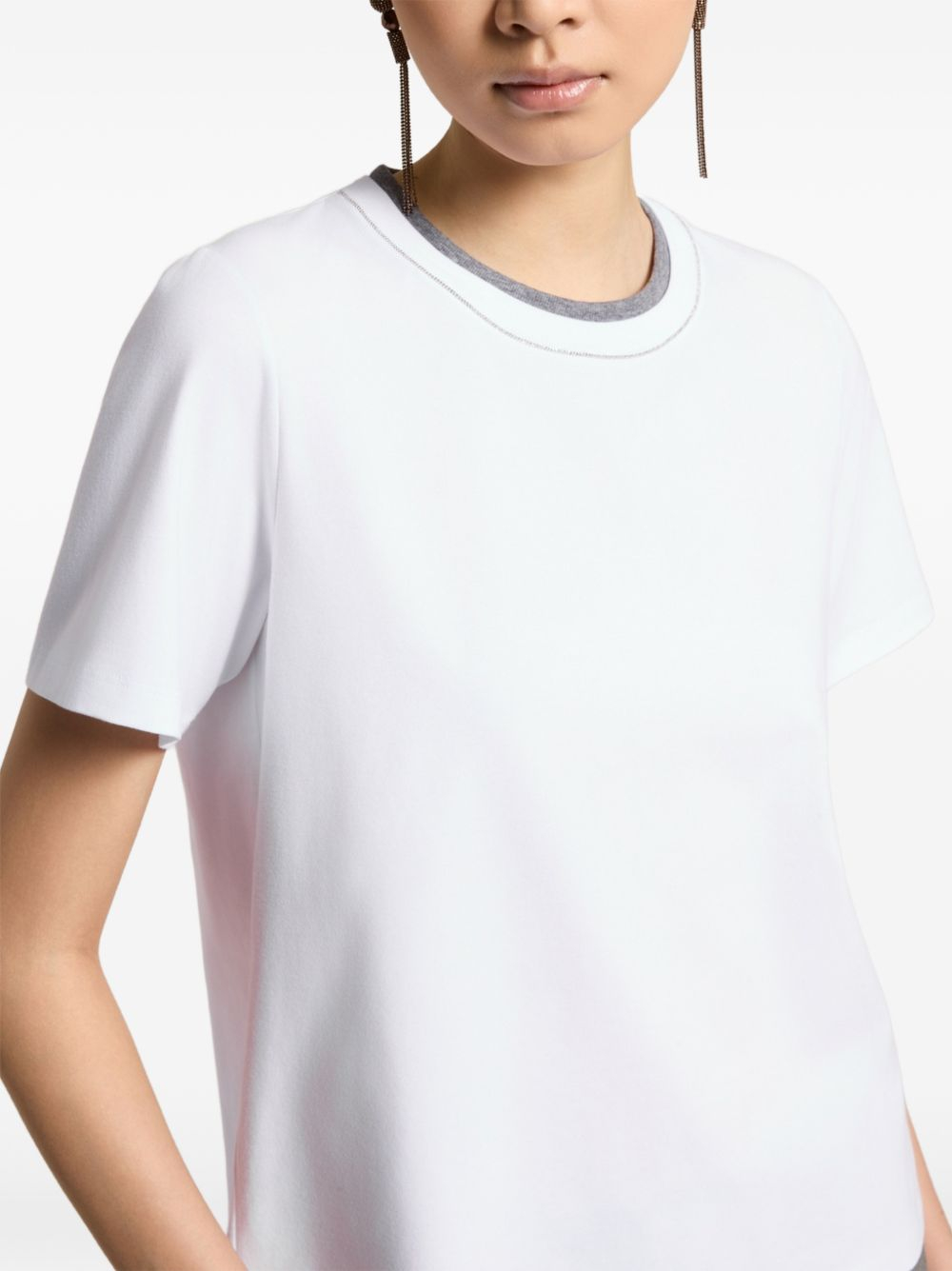 [Peserico] T-shirts Short Sleeve FW26 A06864J0 00079 001