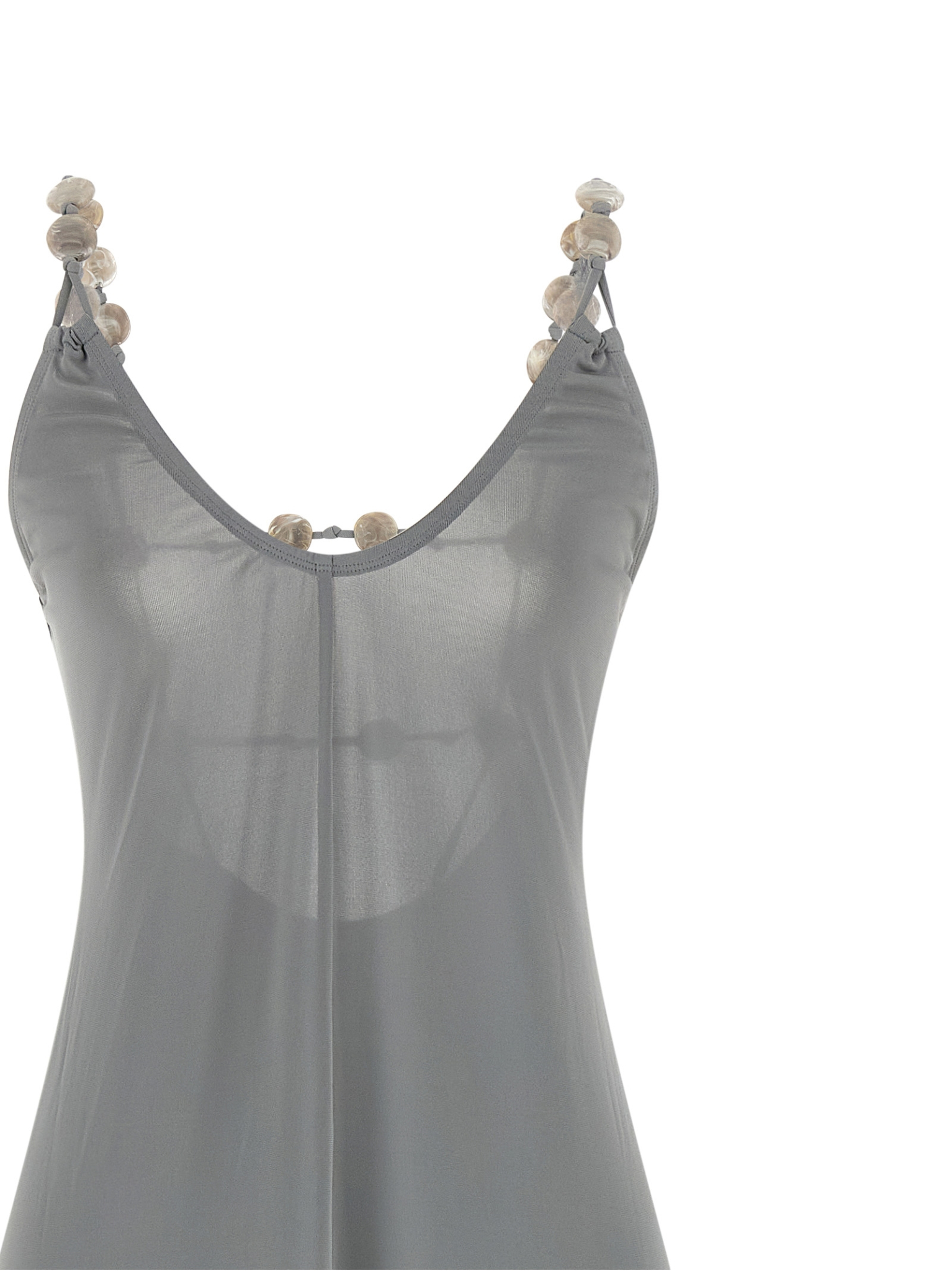 [ERES] Sleeveless dress SS26 202616ARGENT26A