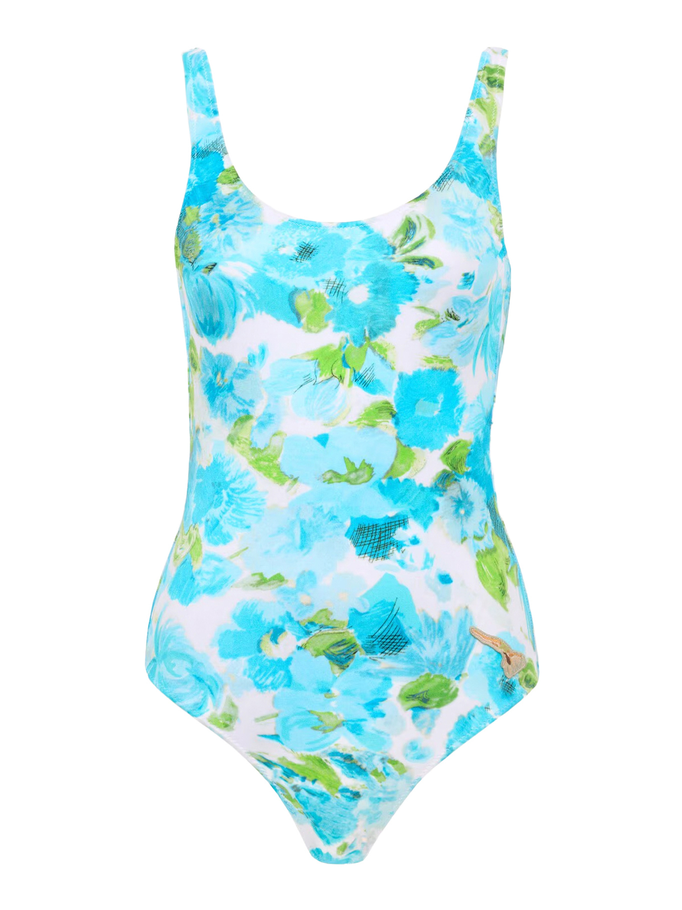 [Chloe] Monokini SS26 CH26UMB2334291J WHITE BLUE 1