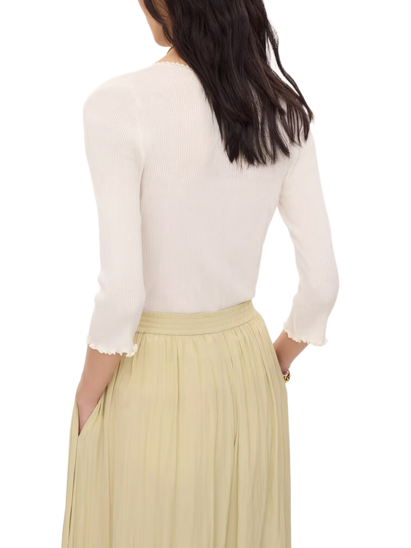 [Chloe] Blouse FW26 CH26AJH43088107 ICONIC MILK