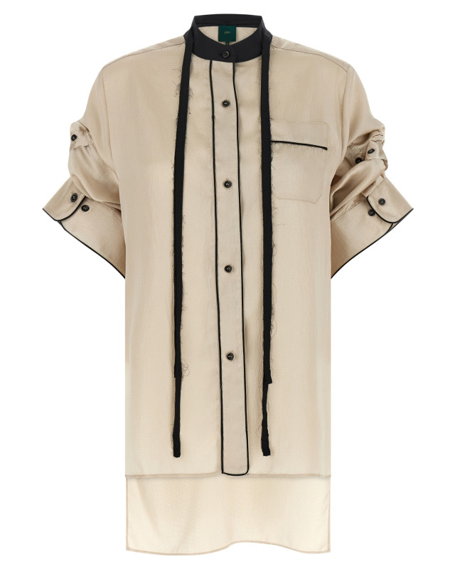[MAISON JEJIA] Shirts Short Sleeve SS26 MJD1027J0466MOUSSECRINKLE