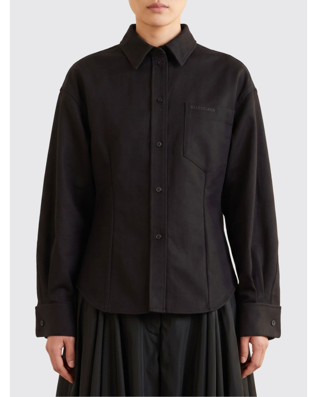 [Balenciaga] Shirts Long Sleeve SS26 872318TUP18 1000