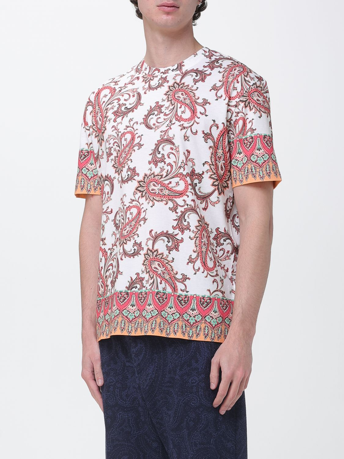 [Etro] T-shirts Short Sleeve SS26 MRMA0002AKG39 X0803