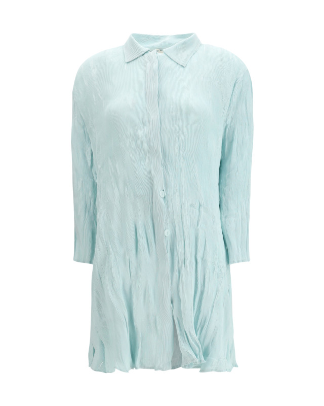 Wavy Shirt Dress