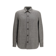 Cashmere, linen, and silk Overshirt
