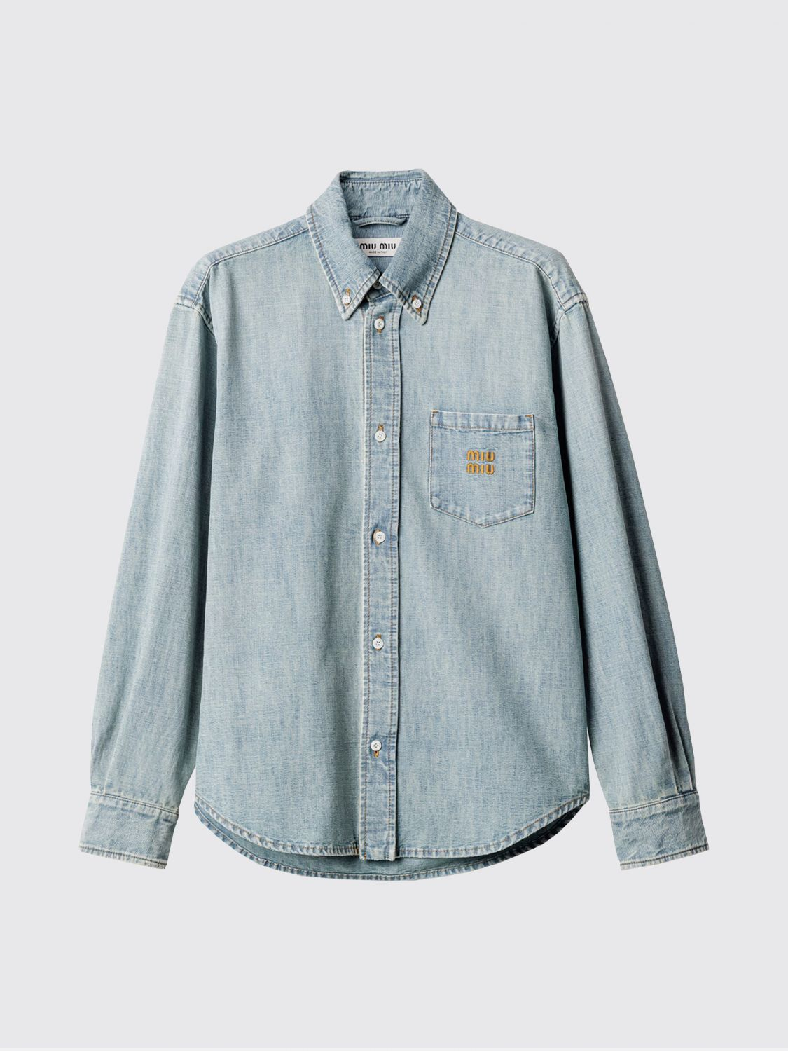[Miu Miu] Shirts Long Sleeve SS26 GWC13318JI F0076