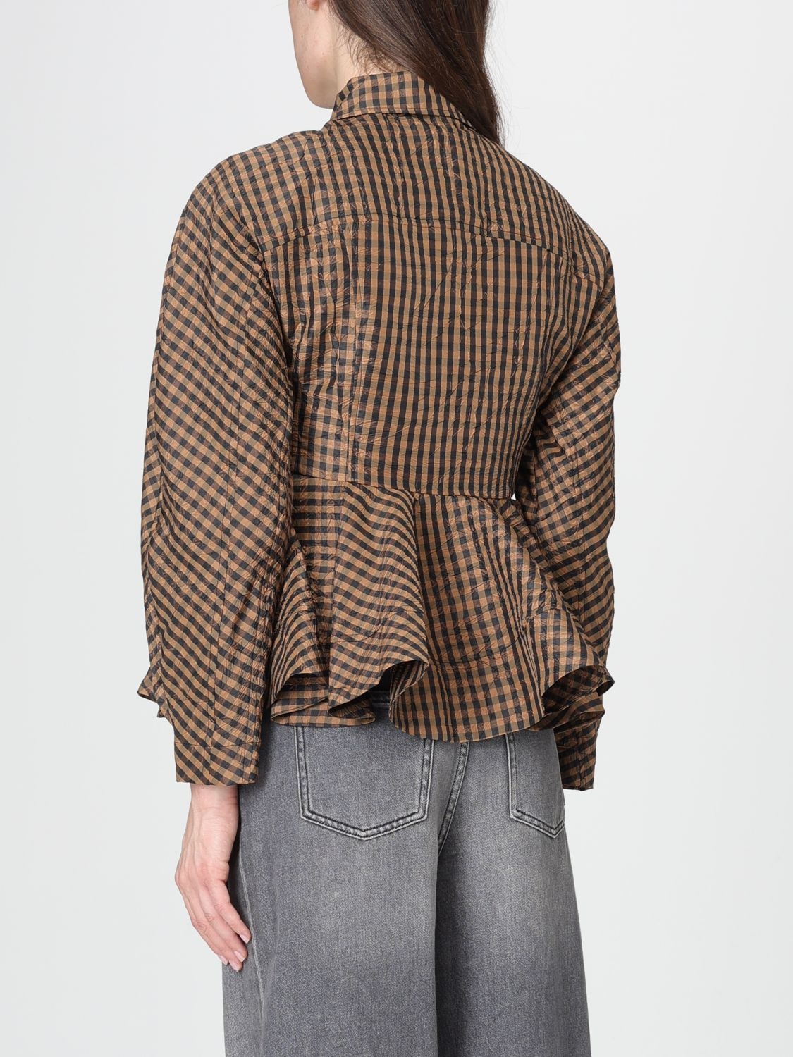[GANNI] Shirts Long Sleeve SS26 A1040054 925