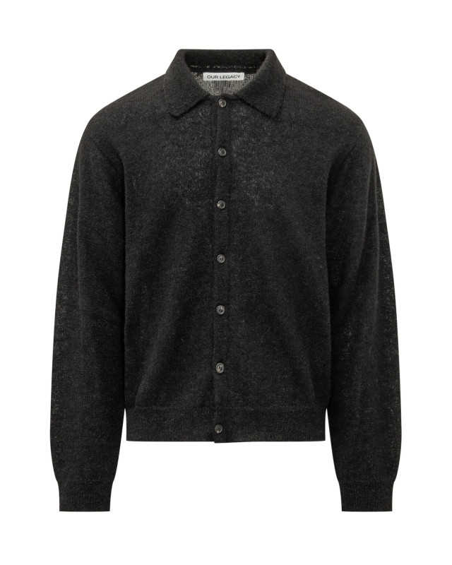 [Our Legacy] Top FW26 M4213ECFSE BLACK FUZZY