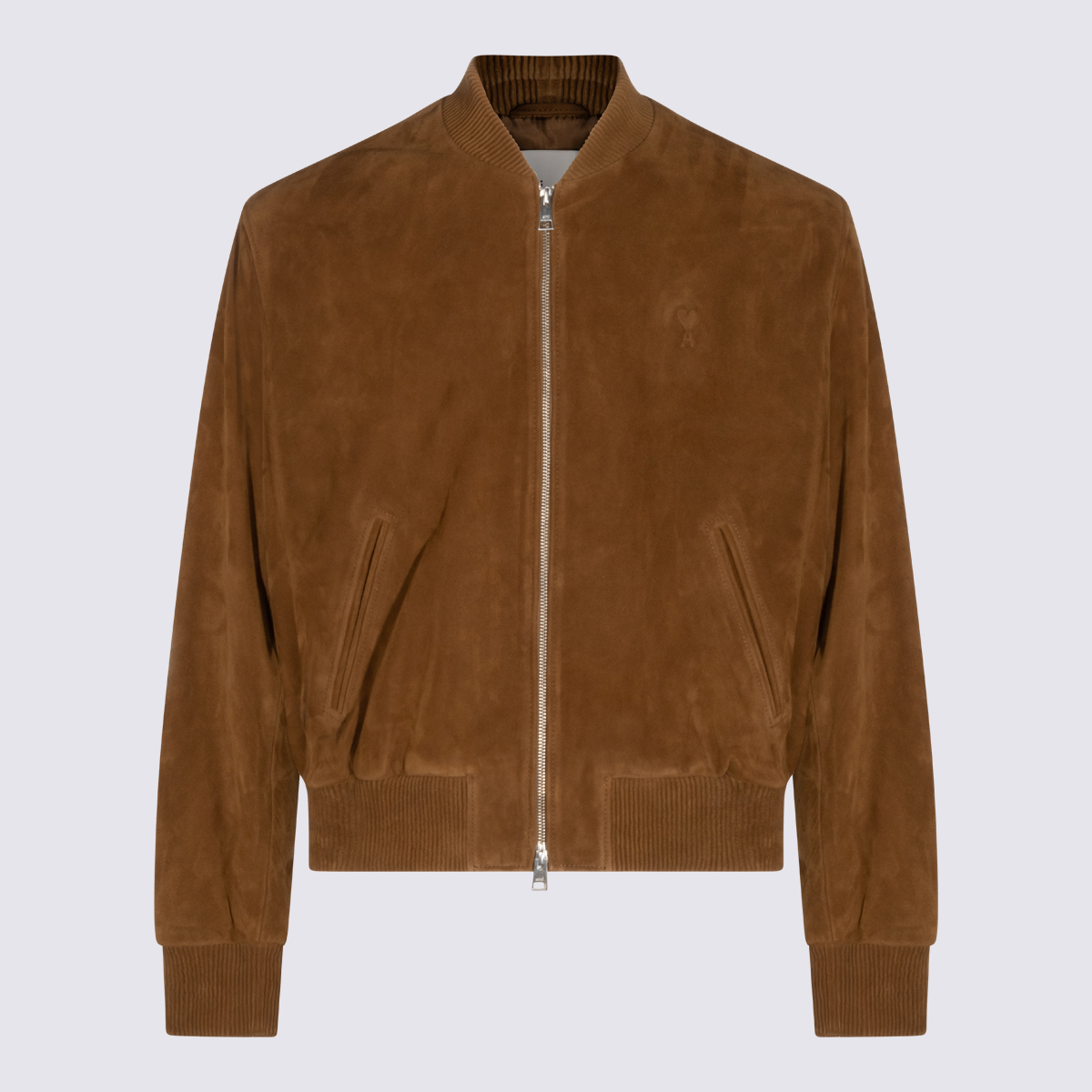 [Ami Paris] Leather Jacket FW26 HJK152LH0059282