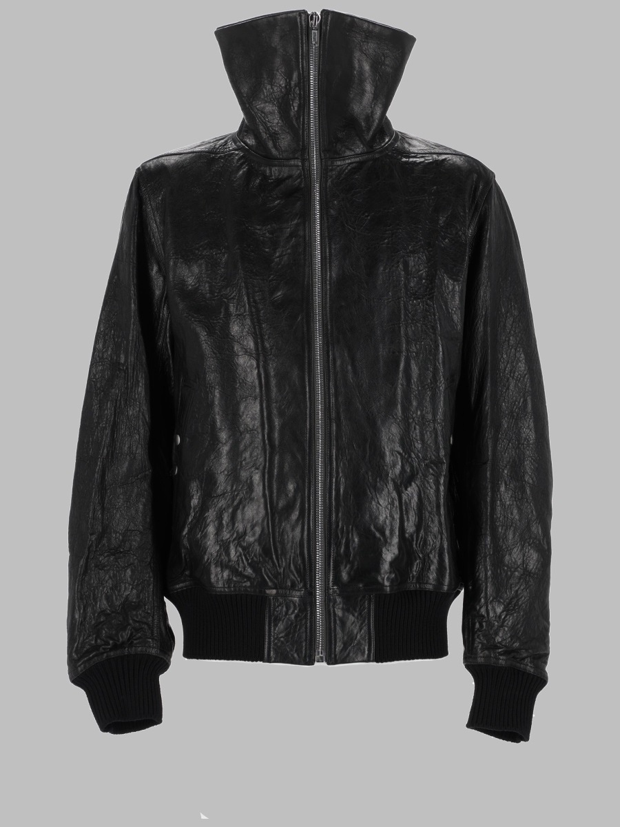 [Rick Owens] Leather Jacket FW26 RU02F4751_LBE09