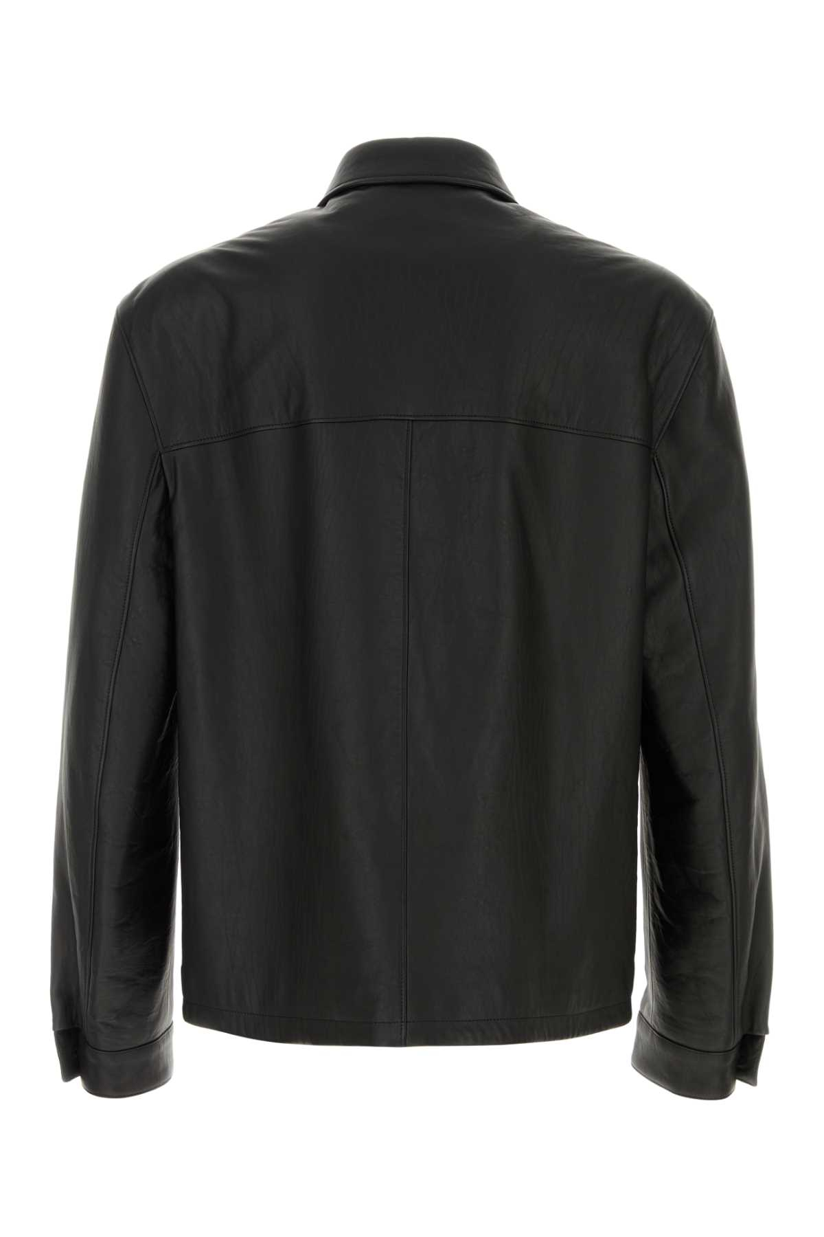 [Prada] Leather Jacket FW26 UPW615SOOO19WC F0002