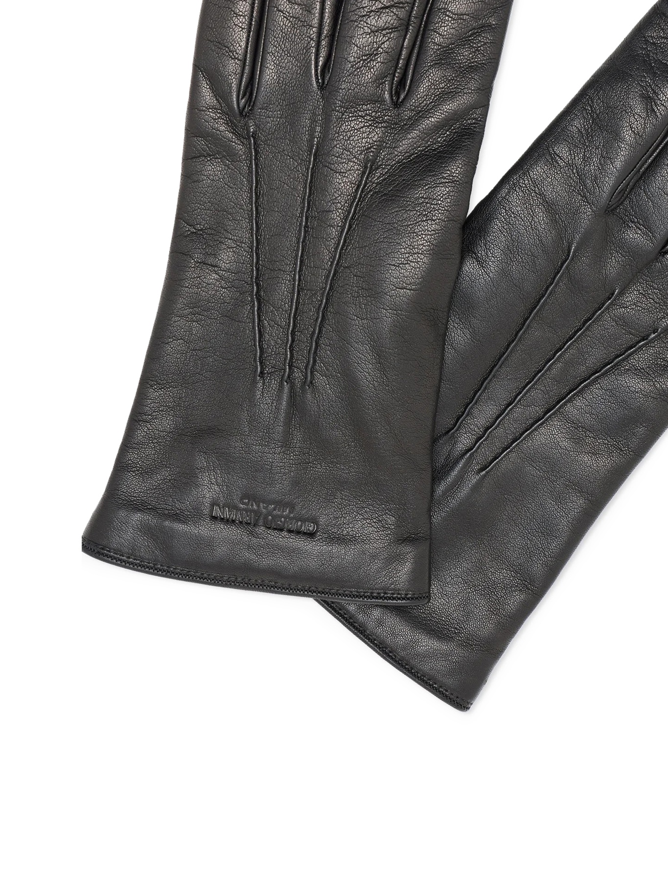 [Giorgio Armani] Gloves FW26 7441332F20300020 DARK BLUE BLACK