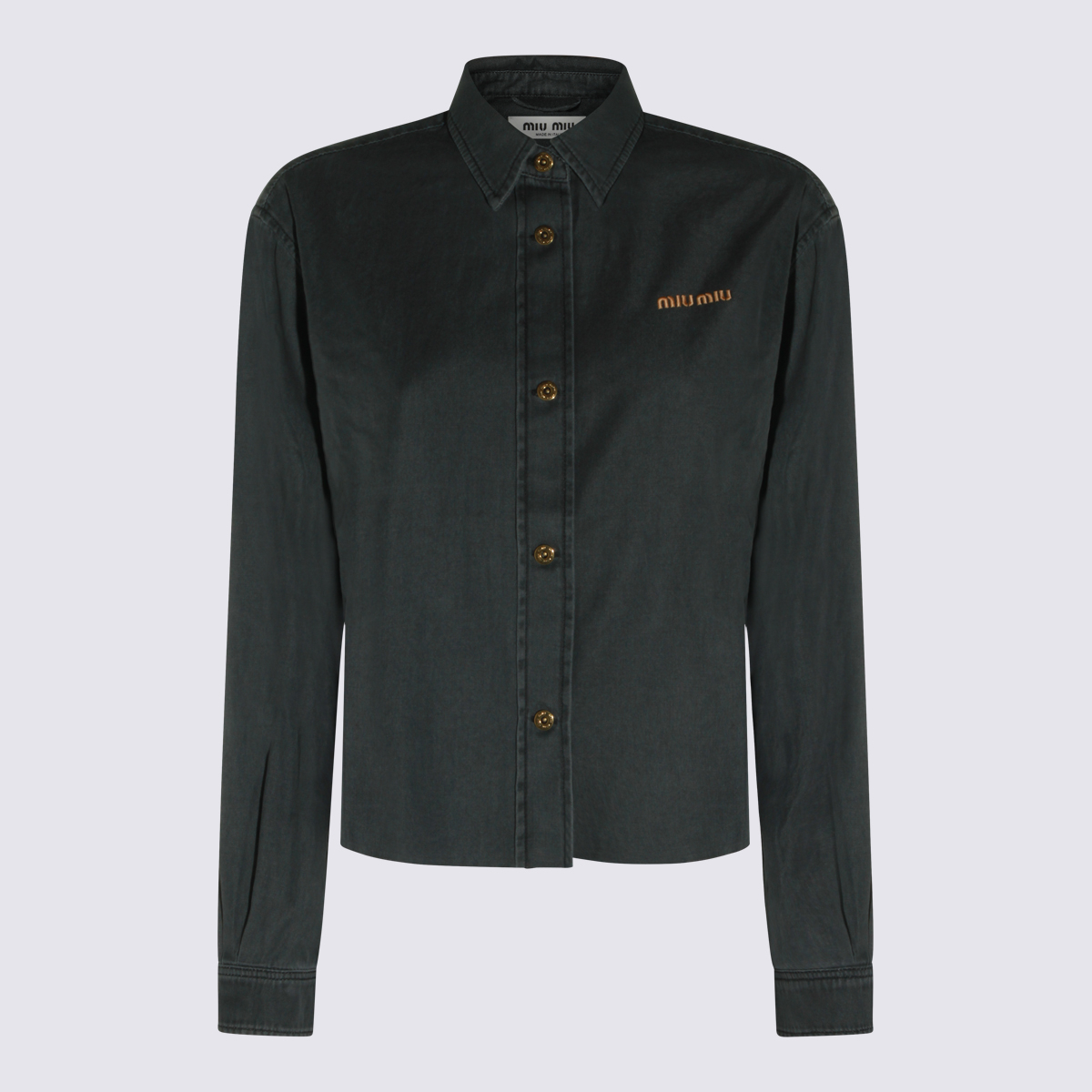 [Miu Miu] Shirts Long Sleeve FW26 GWC131SOOO15MPF0002