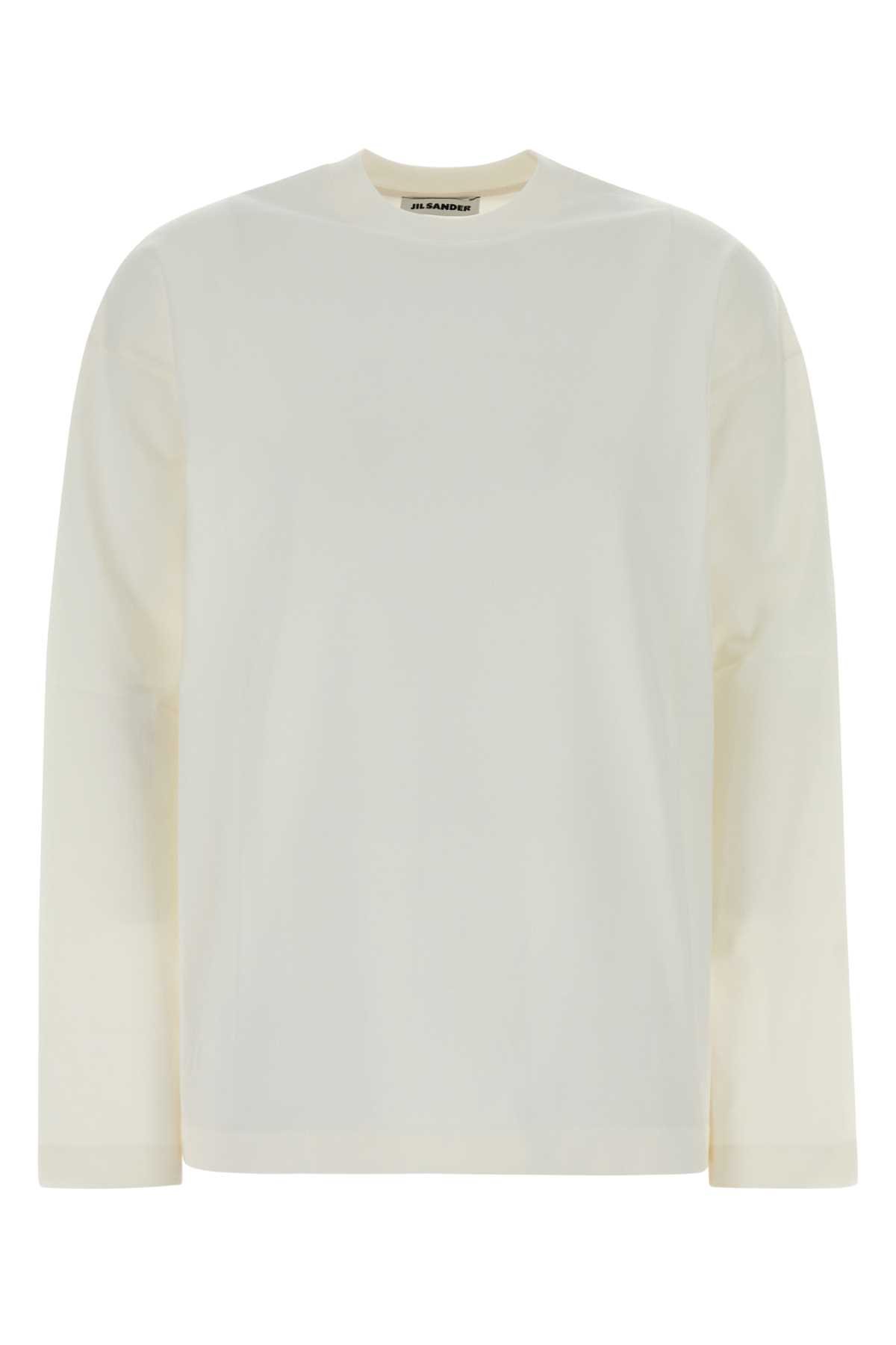 [Jil Sander] T-shirts Long Sleeve FW26 J02GC0174J20347 102