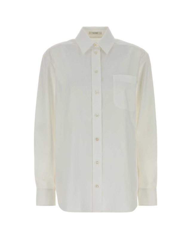 [THE ROW] Shirts Long Sleeve FW26 10477W4393 WHT