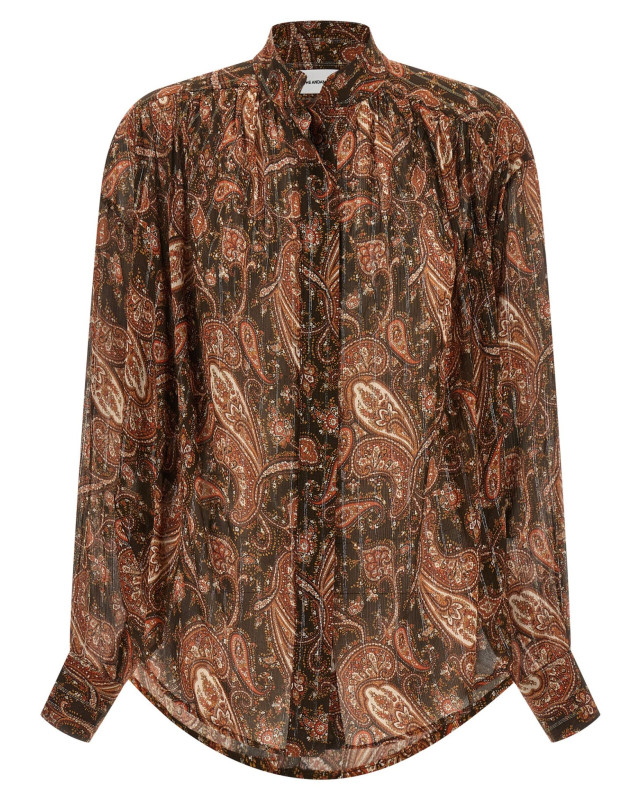 [THE ANDAMANE] Shirts Long Sleeve SS26 TM190956BTNV143PAISLEY
