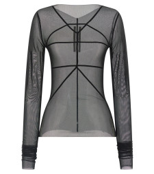 [Rick Owens] T-shirts Long Sleeve SS26 RO01F6277TUS09