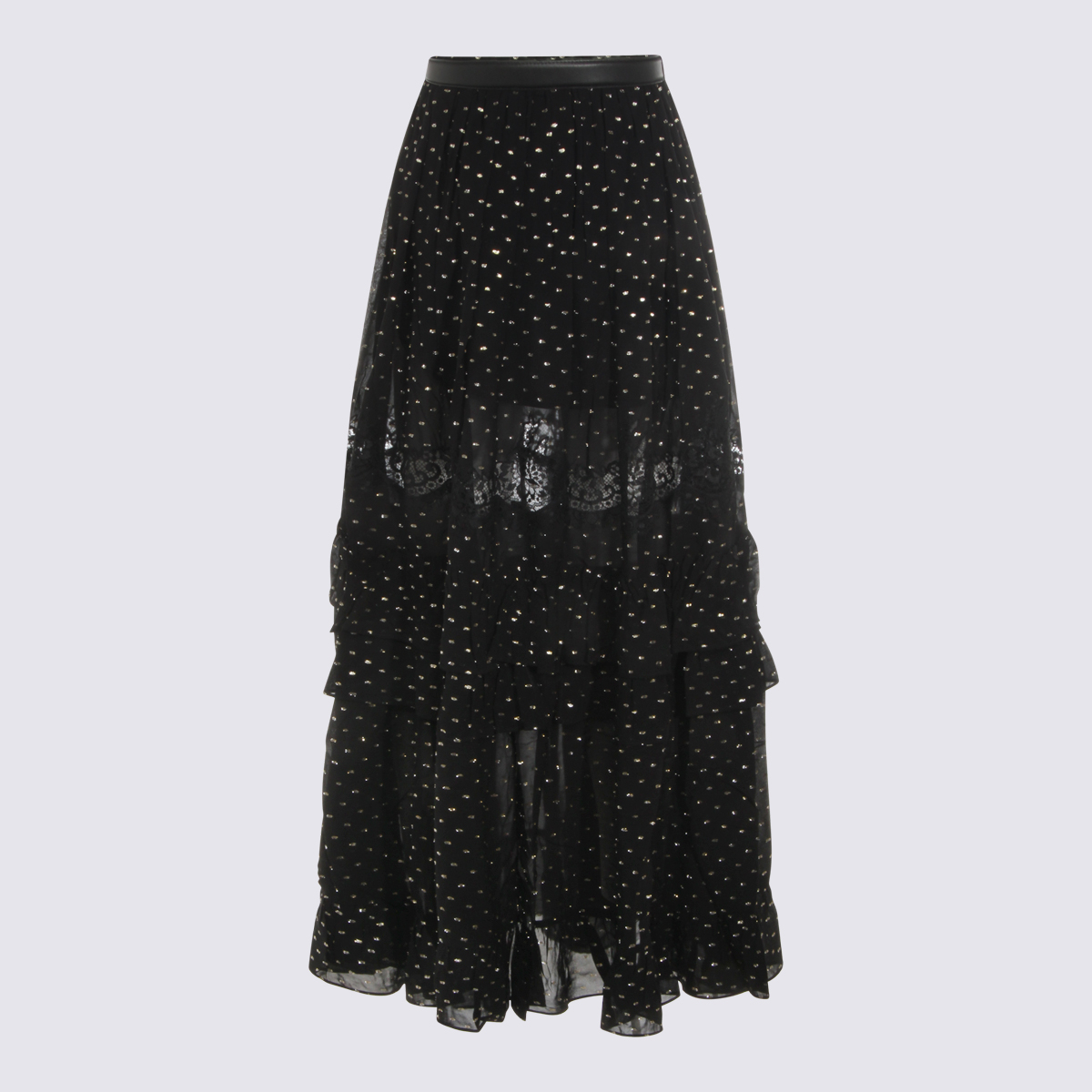 [Self - portrait] Midi skirt SS26 RS26196XSKBBLACK