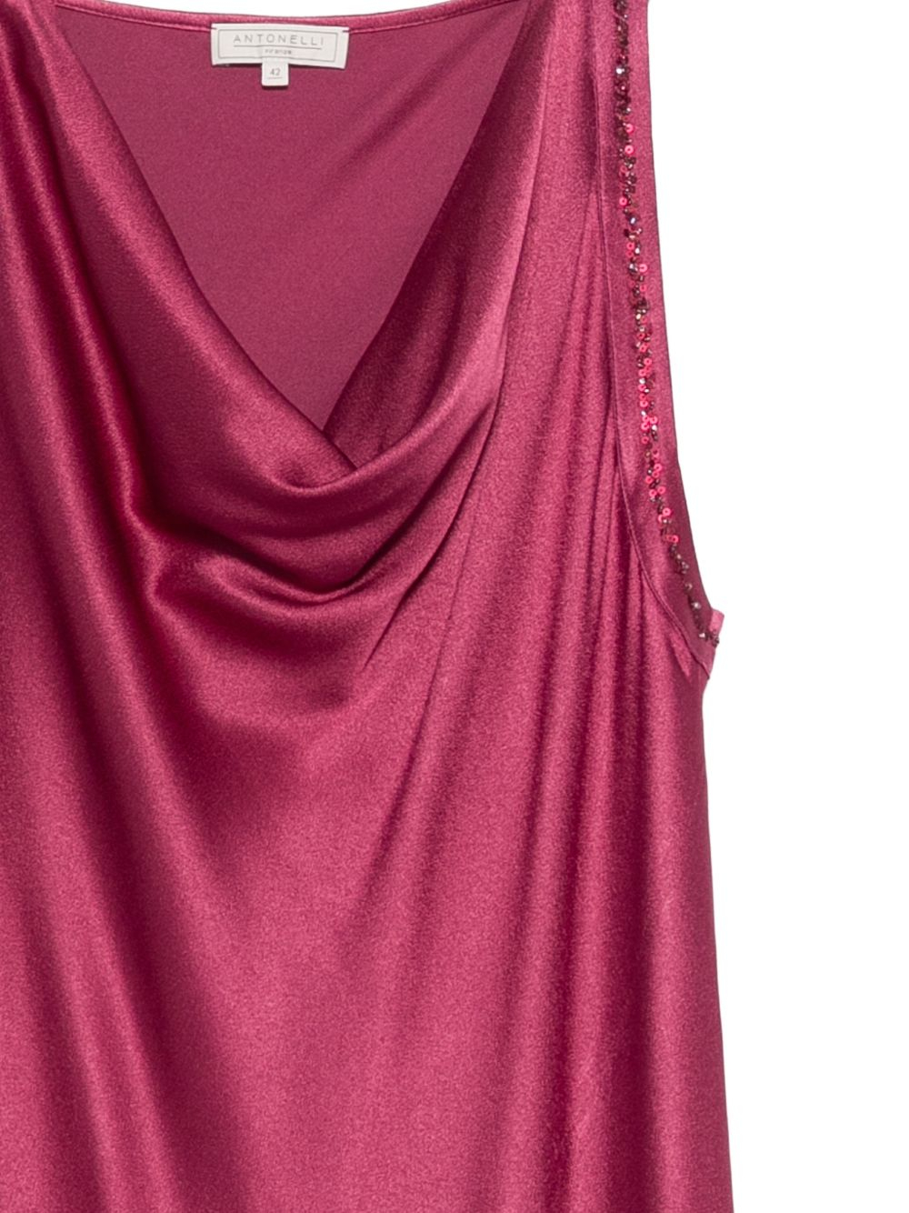 [ANTONELLI FIRENZE] Sleeveless dress SS26 MARCUS Q6788 794 556