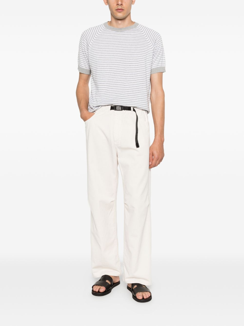 [WHITE SAND] Trousers SS26 26SU93 260 04