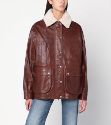 [HALFBOY] Leather Jacket FW25 HF251WL017LT014