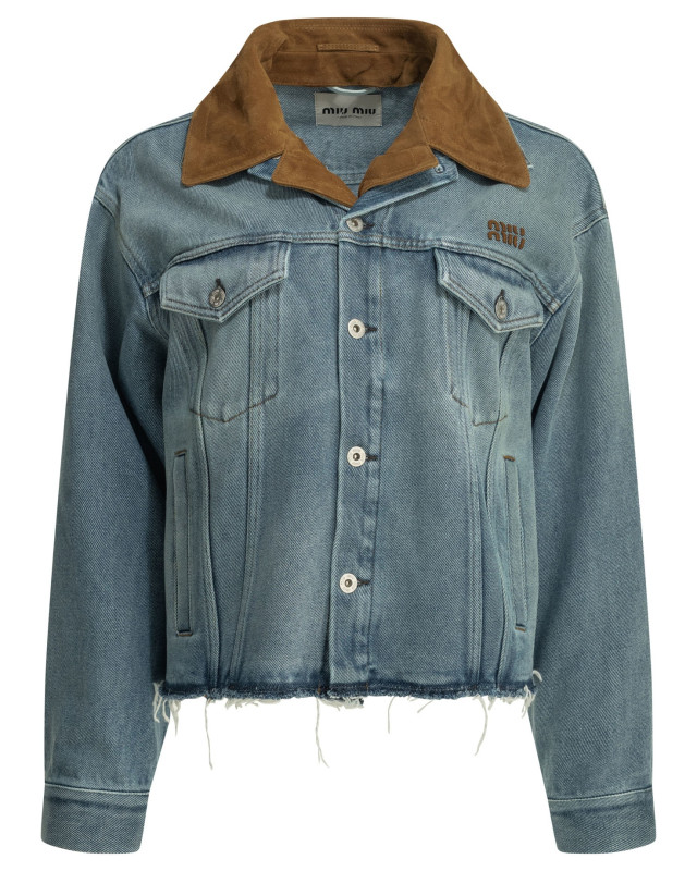 [Miu Miu] Denim Jacket FW26 GWB313196YF0013 S OOO
