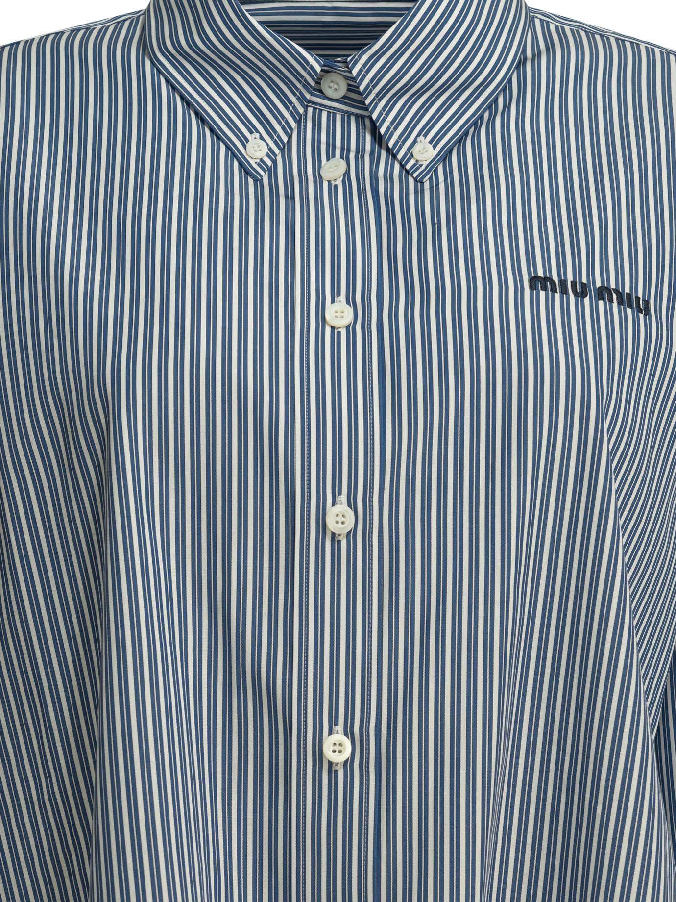 [Miu Miu] Shirts Long Sleeve FW26 MK2047195DF098Z S OOO