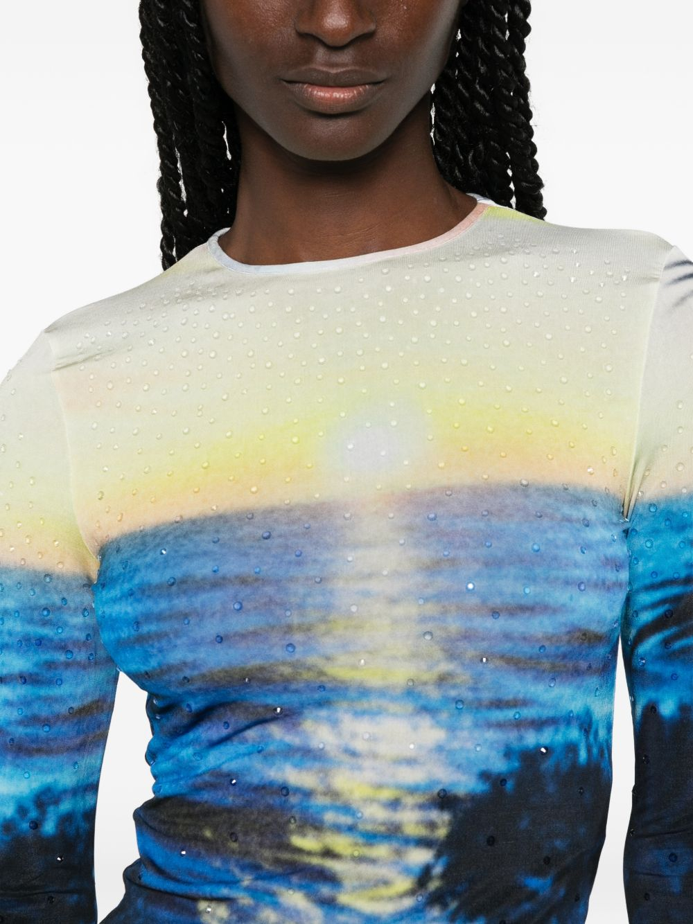 [RABANNE] T-shirts Long Sleeve SS26 26EJTO245VI0316 V371