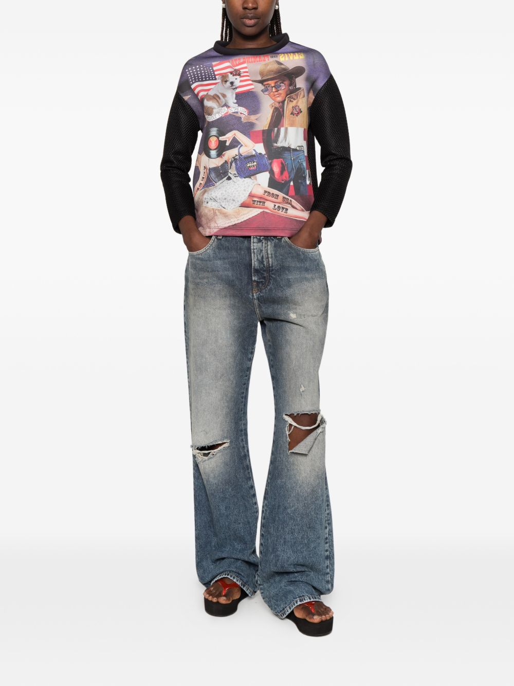 [THE ARTISTYLIST] Sweatshirt SS26 USA SWATER MLT