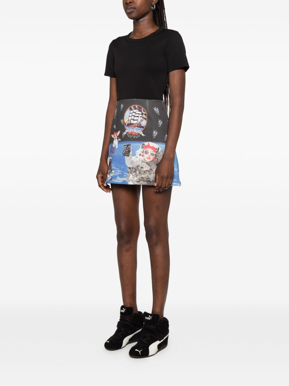 [THE ARTISTYLIST] Short sleeve dress SS26 SPACE NEW DRESS MLT