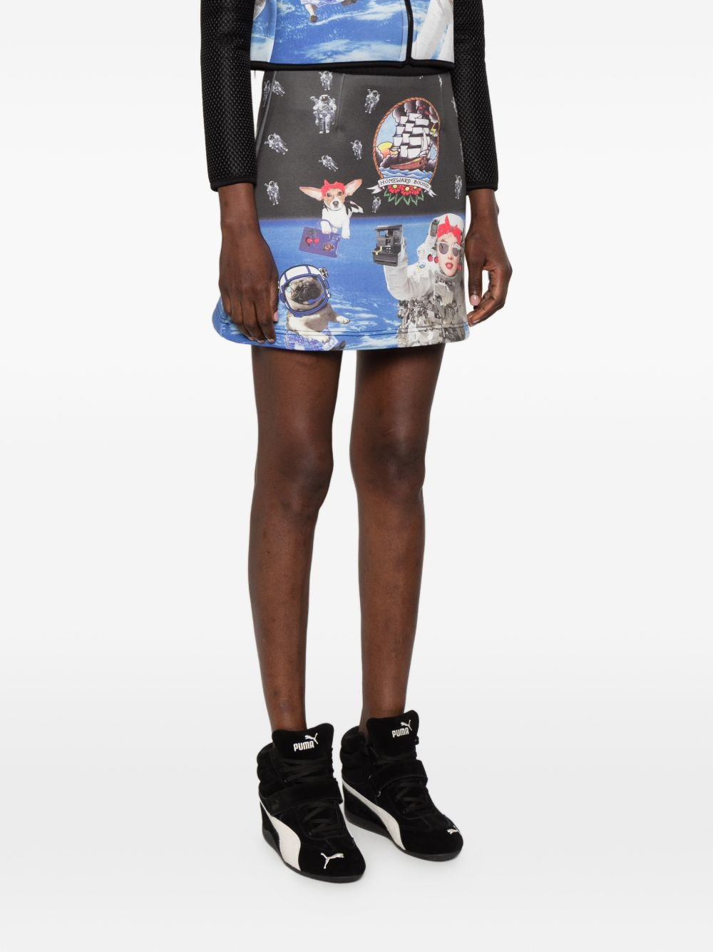 [THE ARTISTYLIST] Mini skirt SS26 SPACE SKIRT MLT