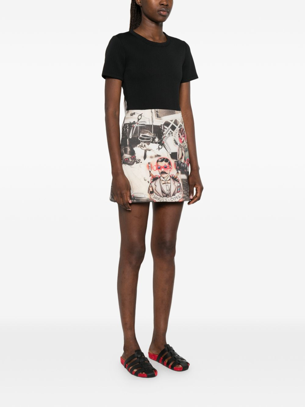 [THE ARTISTYLIST] Short sleeve dress SS26 BARBER NEW DRESS MLT