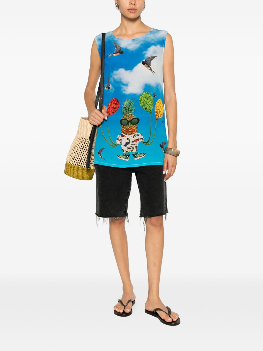 [THE ARTISTYLIST] T-shirts Sleeveless SS26 SKY TOP MLT
