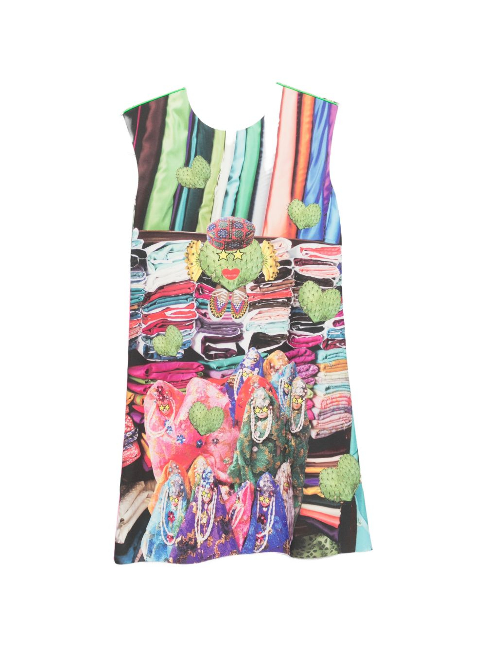 [THE ARTISTYLIST] Sleeveless dress SS26 CACTUS SCUBA DRESS MLT