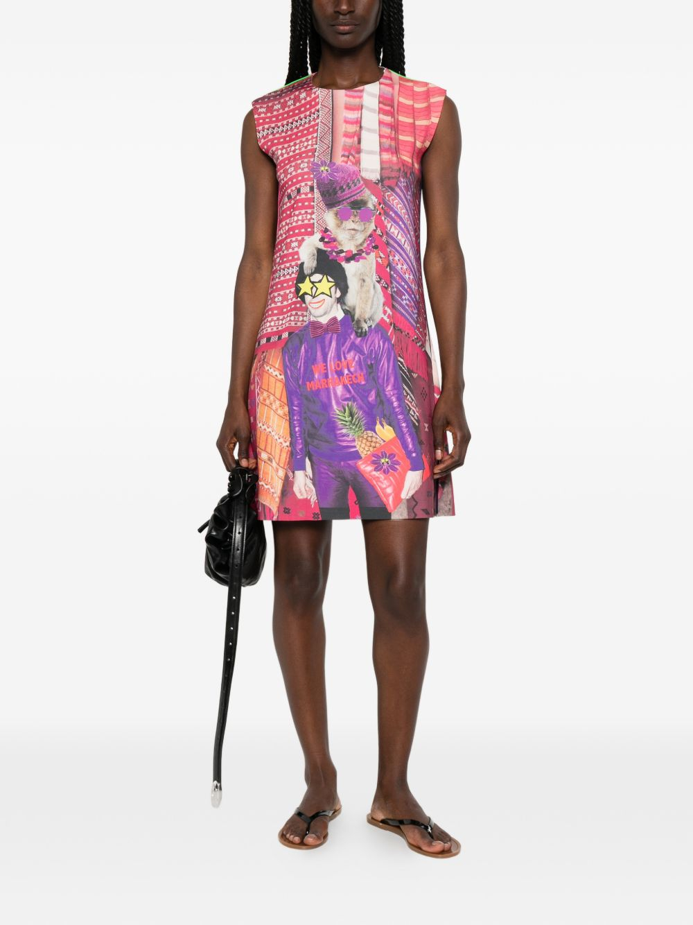 [THE ARTISTYLIST] Sleeveless dress SS26 CARPET SCUBA DRESS MLT