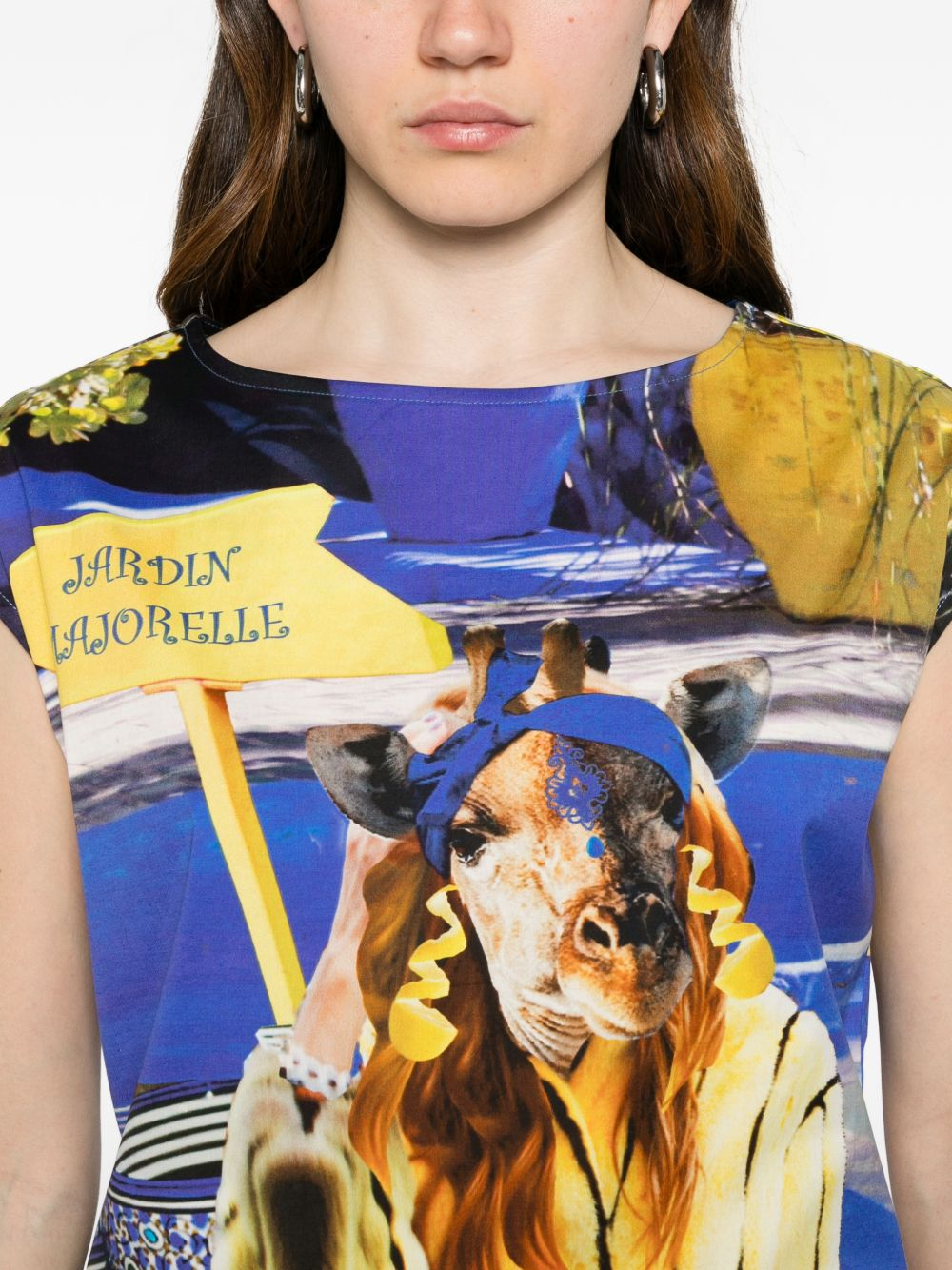 [THE ARTISTYLIST] T-shirts Sleeveless SS26 JARDEN TOP COTTON MLT