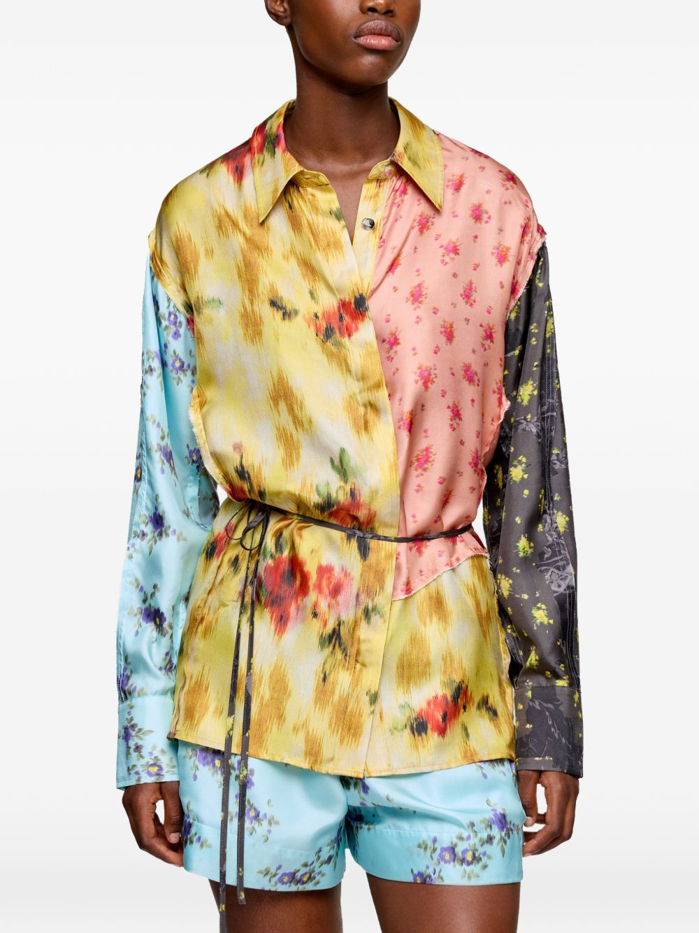 [GANNI] Shirts Long Sleeve SS26 A1040359 07Z