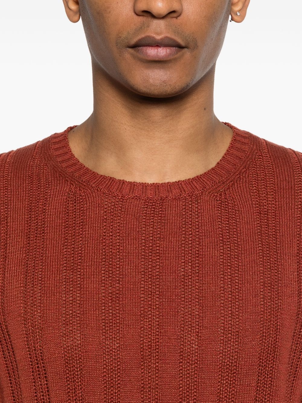 [Scaglione] Knitwear SS26 USL053 780BRICK