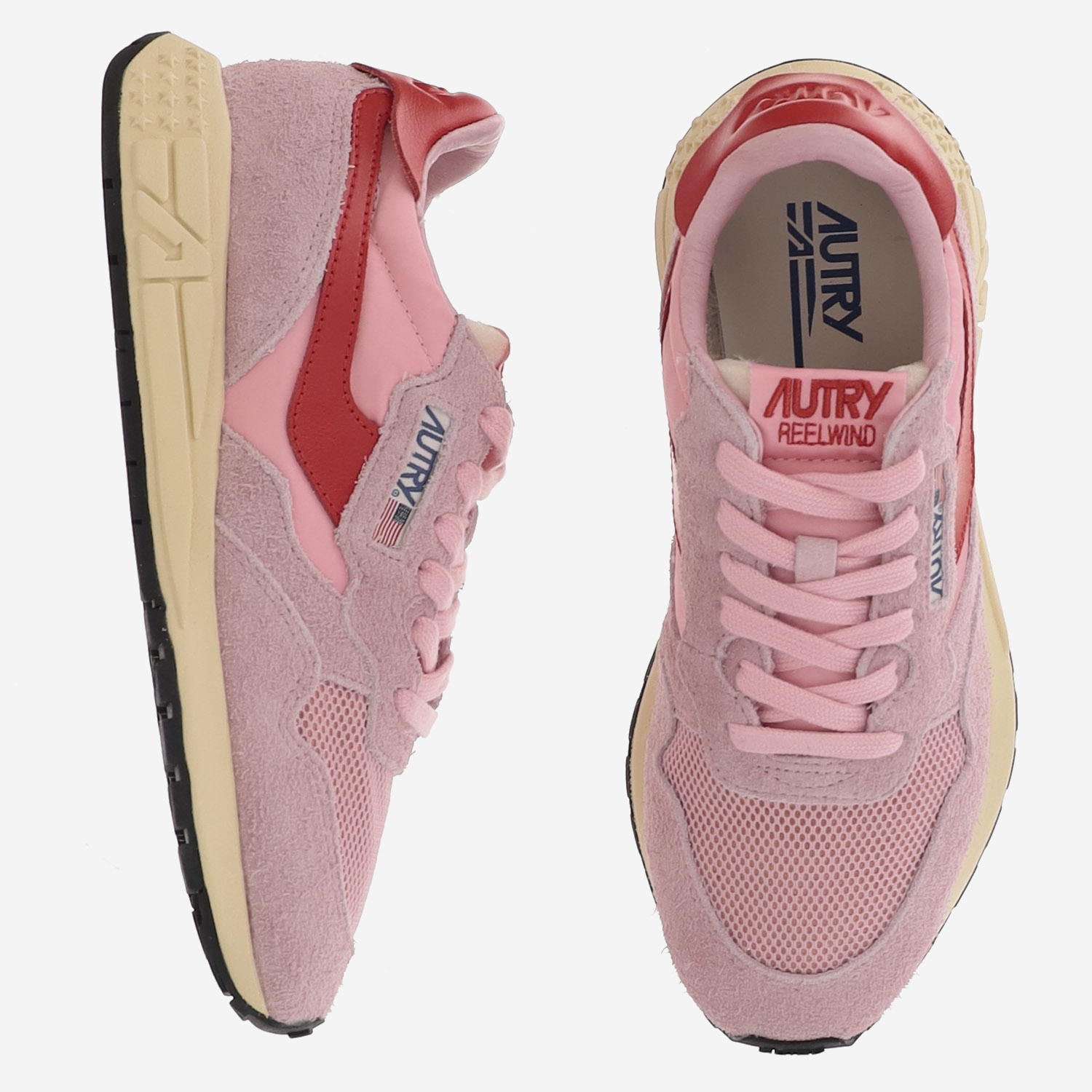[AUTRY] Sneakers FW26 WWLWUT57SUEDEETPKCHERFLAME