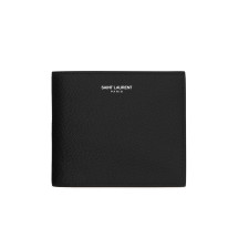 [Saint Laurent] Wallet FW26 396303BTY0N1000 BLACK